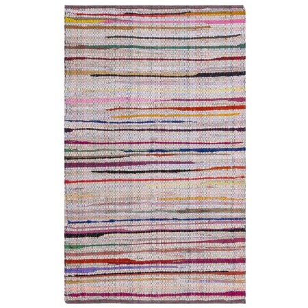 Safavieh Rag Hand Woven Accent Area Rug Ivory & Multicolor - 2 ft. 6 in. x 4 ft. RAR240A-24